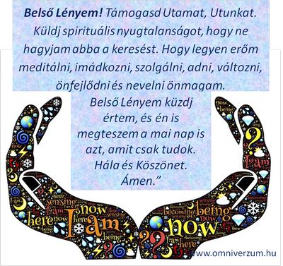 Belső Lényem!